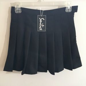 Pleated Skater Skort